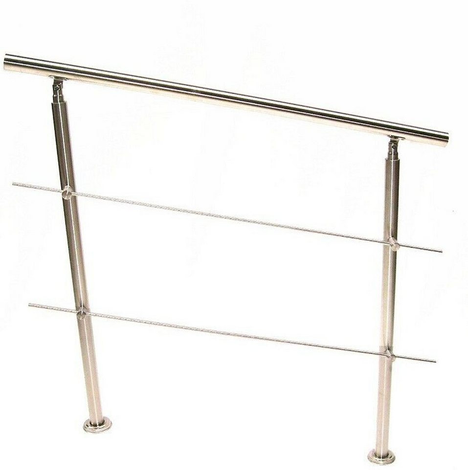 Apex Treppengeländer Edelstahl Treppengeländer 140 Handlauf Geländer Balkongeländer 2 57211, 140 cm Länge von Apex