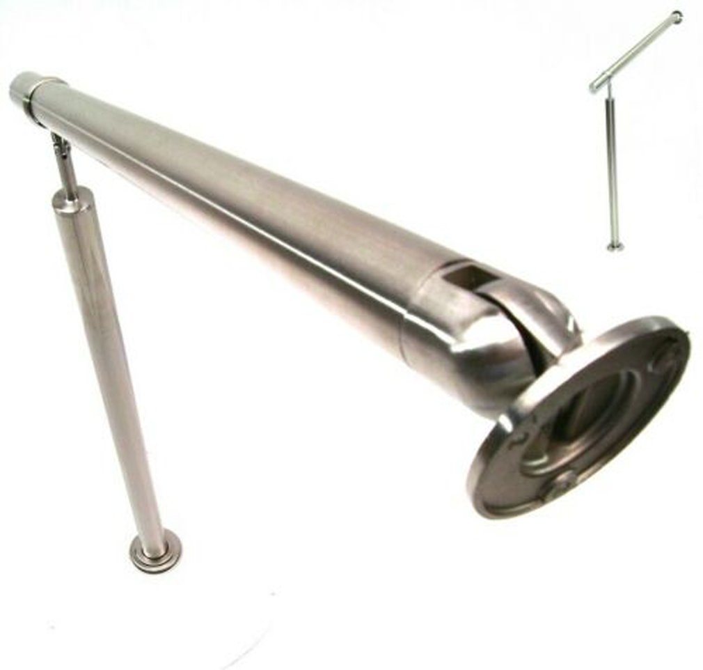Apex Treppengeländer Edelstahl Treppengeländer 150 Handlauf Geländer Brüstung, 150 cm Länge von Apex