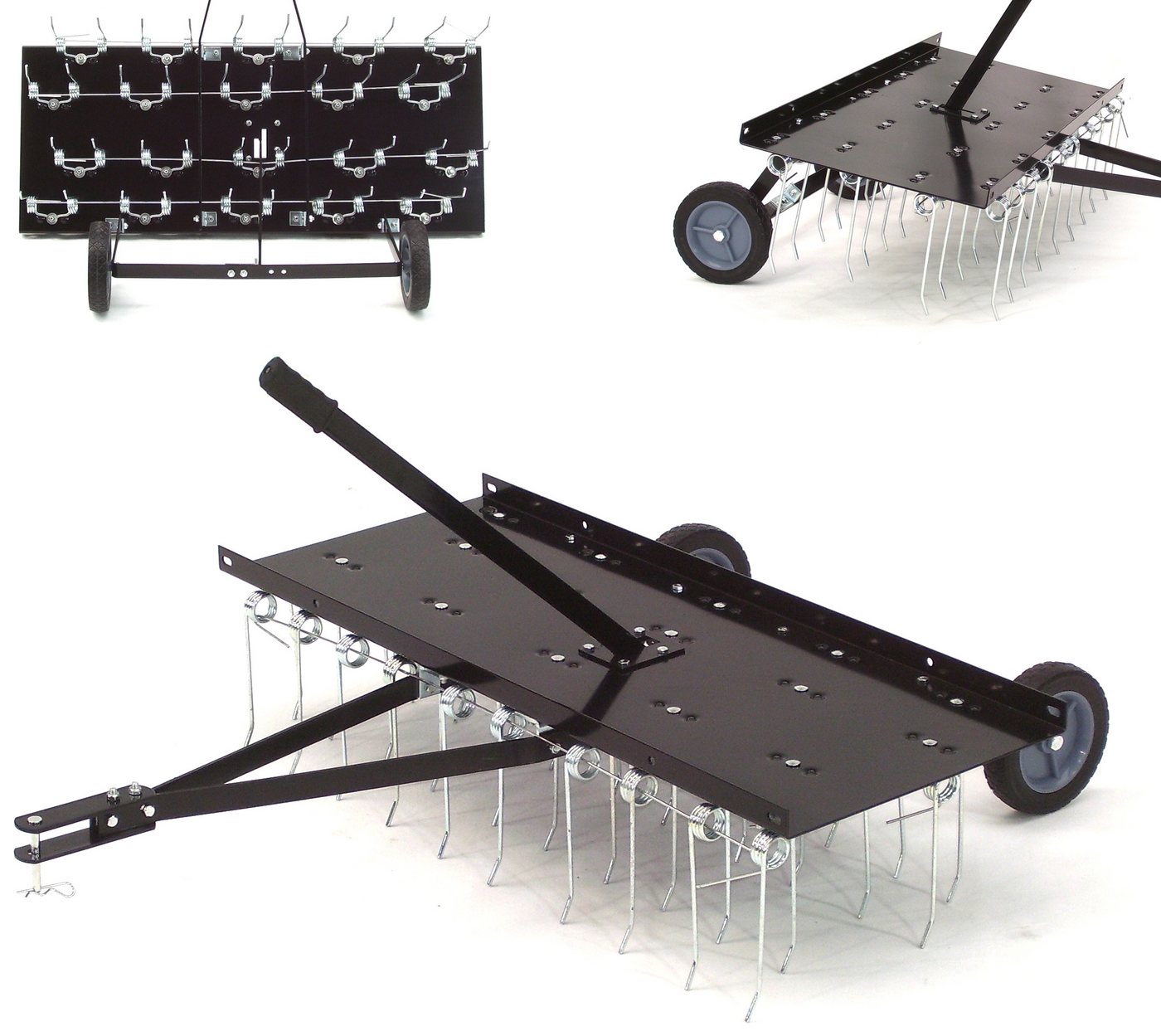 Apex Vertikutierer Rasenstriegel Entmooser 4-Reihen Rasenkamm Vertikutierer 55664 XXL, (1-tlg) von Apex