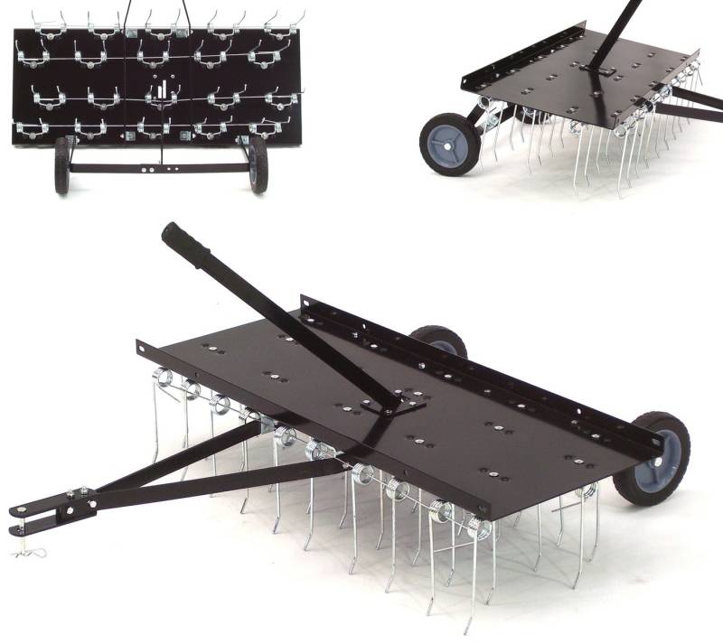 Apex Vertikutierer Rasenstriegel Entmooser 4-Reihen Rasenkamm Vertikutierer 55664 XXL, (1-tlg) von Apex