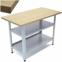 Apex - Werkbank Werkstatttisch 06058 Werktisch 120cm Packtisch Holzarbeitsplatte Tisch von Apex