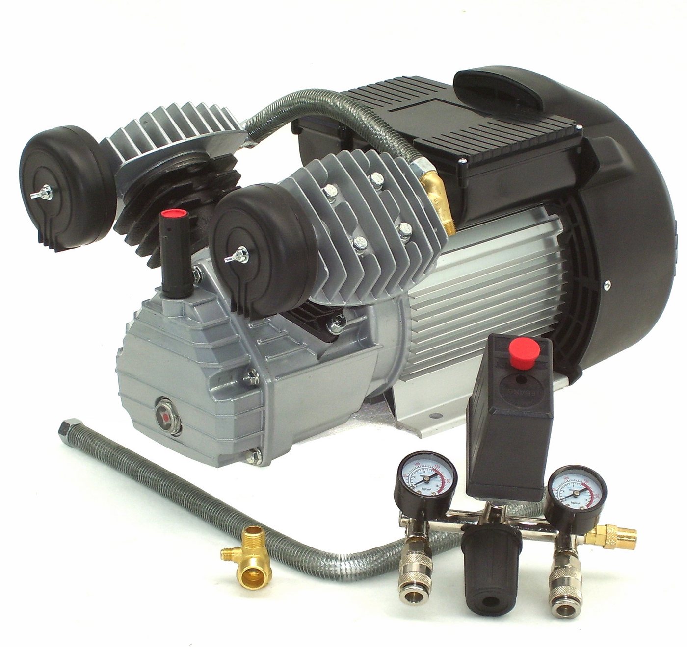 Apex Kompressor KOMPRESSOR AGGREGAT 44316 V-Zylinder 356L 3PS Elektromotor 230 Volt von Apex