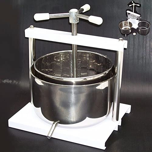 EDELSTAHL VA Beerenpresse Saftpresse 55318 Weinpresse 12L AWZ von Apex