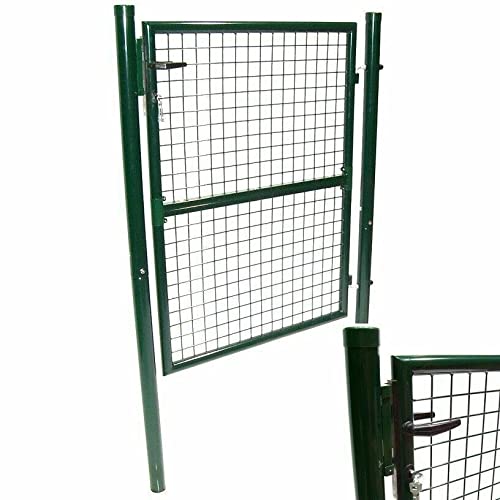 Gartenpforte Zaun Garten Tür GARTENTOR 100cm 120cm 160cm ZAUNTOR PFORTE 2-tlg. Tor AWZ (100 x 120 cm) von Apex