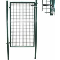 Apex - Gartenpforte grün gartentor 100x160 cm zauntor pforte mit schloss Tor Tür 55729 von Apex