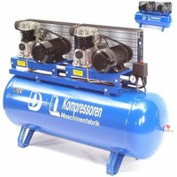 Apex - Werkstattkompressor Duo 1200L 2x600/11/270D 8PS Druckluft Kolbenkompressor 1200 von Apex