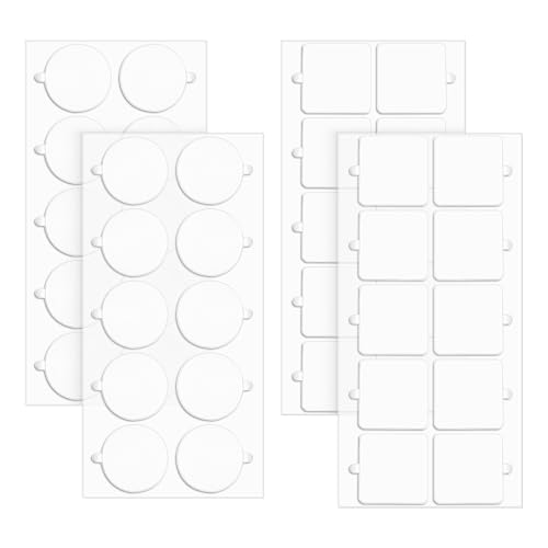 40 Stück transparente Tischdeckenklammern & Tischdeckenklammern, abnehmbares doppelseitiges Montageband, spurlos, langlebig, transparenter Clip zum Sichern von Tischdecken, Hochzeit, Party, Innen- und von Aphumedc