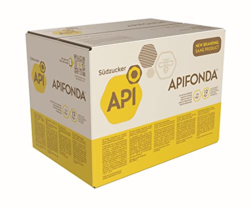 Apifonda Südzucker Apifonda Bienenfutter 12 x 1 kg Box von COMBLU