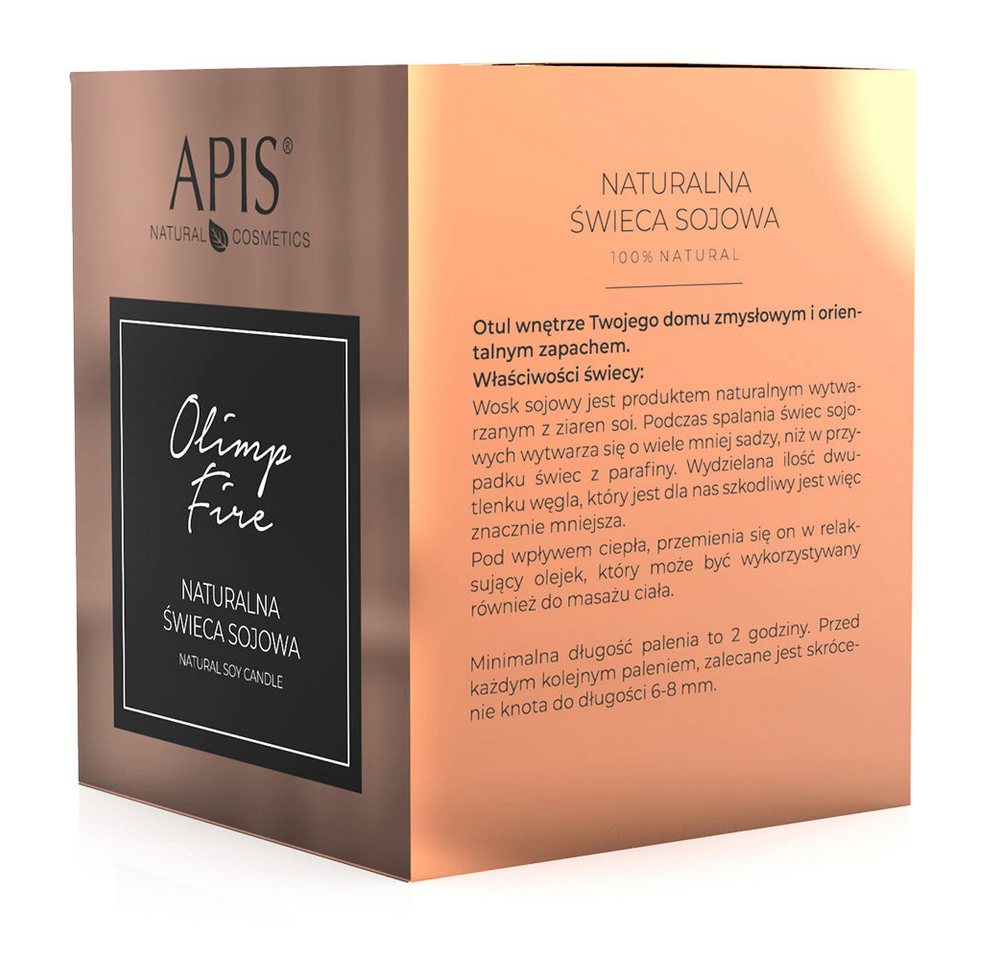 Apis Natural Cosmetics Duftkerze APIS OLIMP FIRE, Duftkerze von Apis Natural Cosmetics