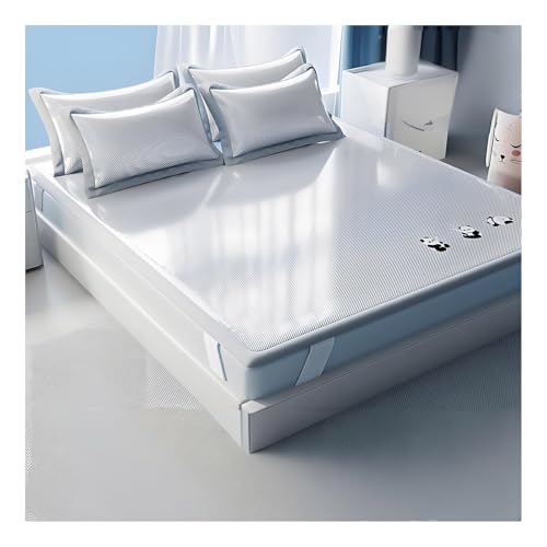 Apk i bc Atmungsaktives Kühlpad, Nicht klebende, hautfreundliche Bettdecke, tragbar, faltbar, kompaktes Design, dreiteiliges Set(Grey,1.8mx2.2m) von Apk i bc