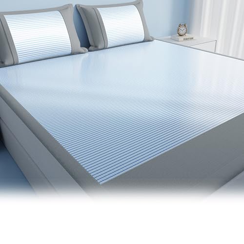 Apk i bc Cooler, wasserdichter Matratzenschoner, kühle und stilvolle Matratze, weich und hautfreundlich, geeignet für Schlafzimmer(Blue,1.5 * 2m) von Apk i bc
