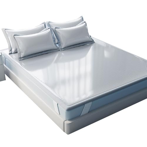 Apk i bc Eisseidenmatratze, kühle Bambusmatratze, Gute Atmungsaktivität, leicht zu handhaben, geeignet für Schlafzimmer(Gray,1.8 * 2.2m) von Apk i bc