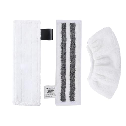 3er-Pack Dampfreiniger-Zubehör kompatibel mit Kärcher Easyfix SC1 SC2 SC3 SC4 SC5, waschbare Mikrofasertücher kompatibel mit Kärcher Dampfreinigern der Serie SC1 SC2 SC3 SC4 SC5 (3) von ApollOptimum