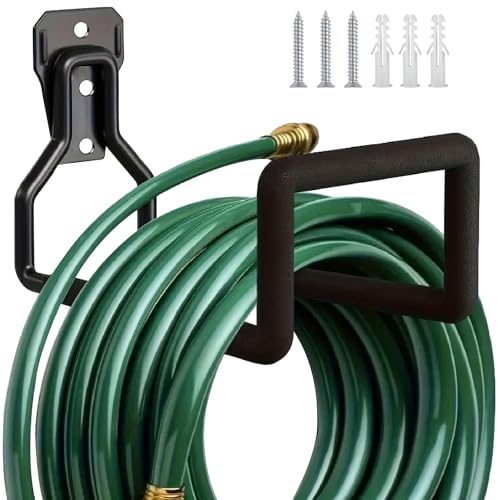 Gartenschlauchhalter Wand, Metall Schlauchhalter Gartenschlauch Halterung, Gartenschlauch Aufhängung für Wasserschlauch, Verlängerungskabel von ApollOptimum