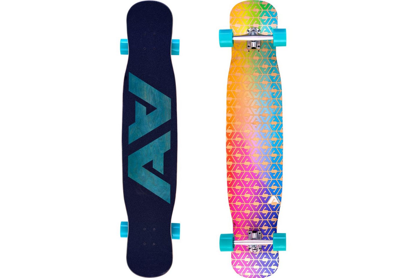 Apollo Longboard Dancer Longboard 46 Zoll inkl. T-Tool, Aus hochwertigem Holz mit Bambus, perfekt zum Dancen oder Cruisen von Apollo