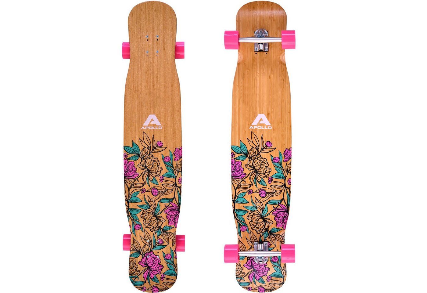 Apollo Longboard Dancer Longboard 46 Zoll inkl. T-Tool, Aus hochwertigem Holz mit Bambus, perfekt zum Dancen oder Cruisen Apollo Longboard Dancer Longboard 46 Zoll inkl. T-Tool, Aus hochwertigem Holz mit Bambus, perfekt zum Dancen oder Cruisen von Apollo