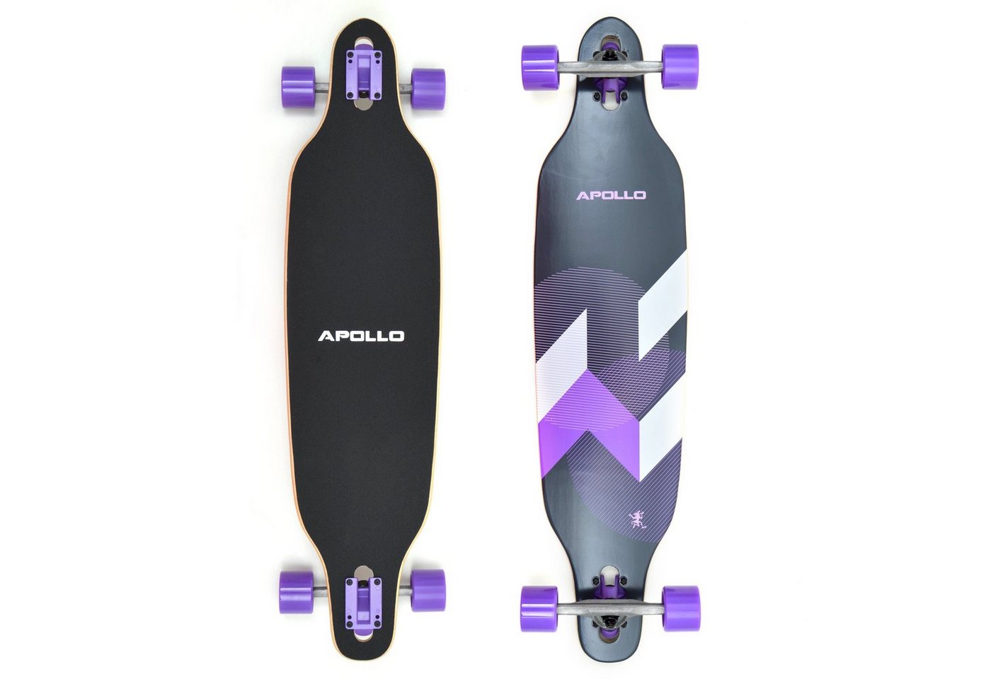 Apollo Longboard Twin Tip DT Longboard 38, aus Holz mehrlagig verleimt für Idealen Flex & Stabilität" von Apollo