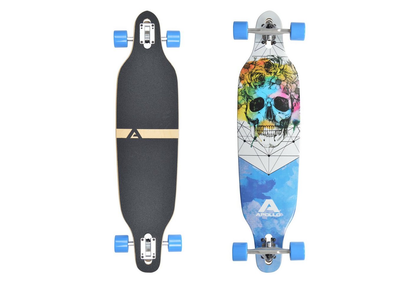 Apollo Longboard Twin Tip DT Longboard 38, aus Holz mehrlagig verleimt für Idealen Flex & Stabilität" von Apollo