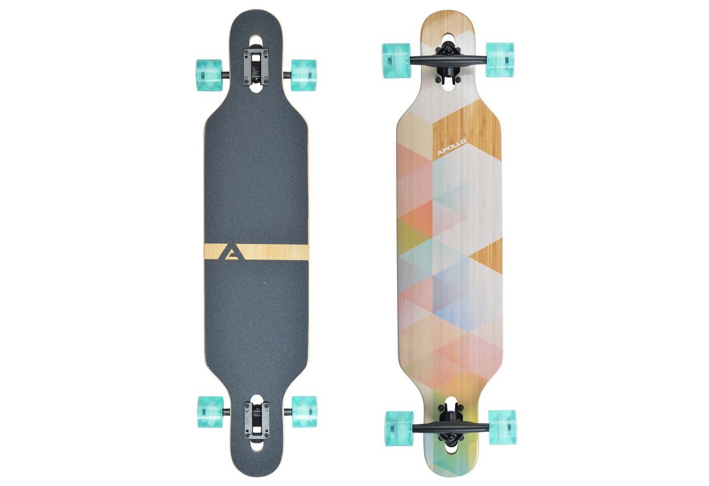 Apollo Longboard Twin Tip DT Longboard 39, aus Holz mehrlagig verleimt für Idealen Flex & Stabilität" von Apollo