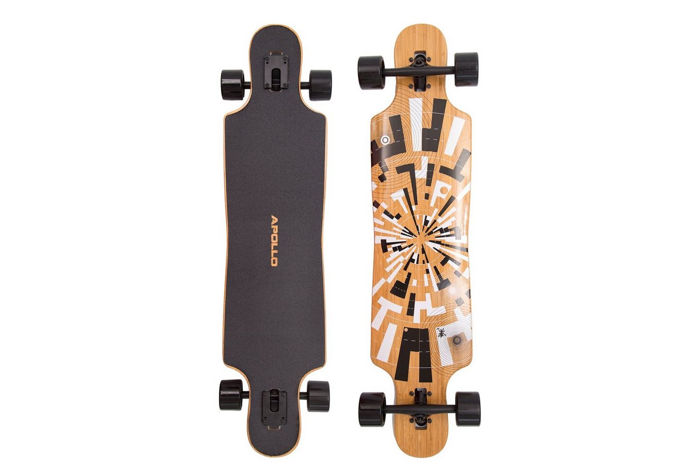 Apollo Longboard Twin Tip DT Longboard 40, aus Holz mehrlagig verleimt für Idealen Flex & Stabilität" von Apollo