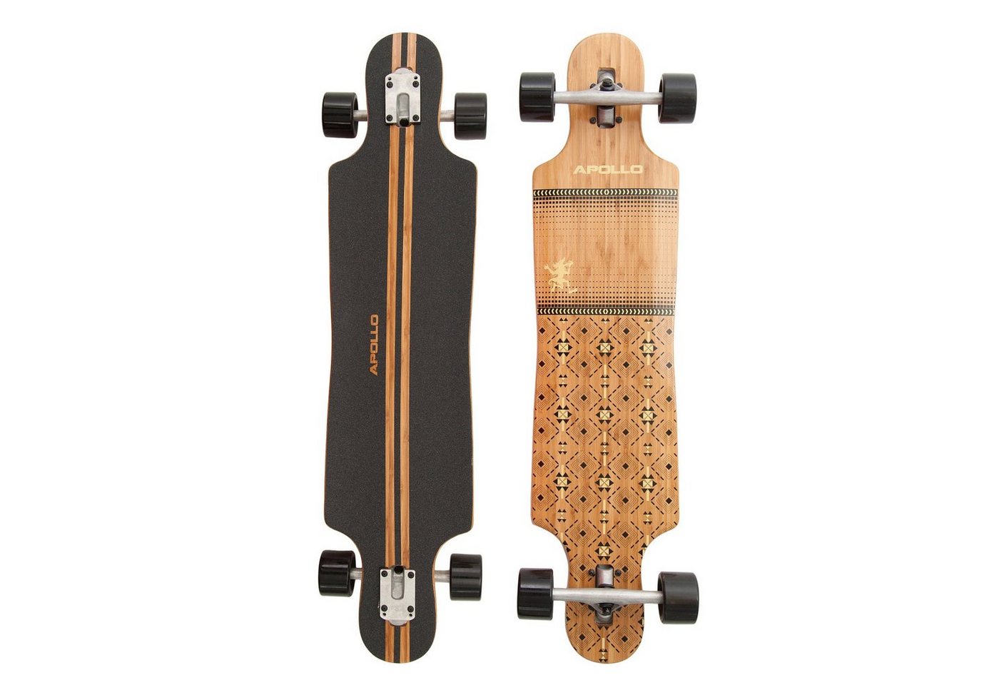 Apollo Longboard Twin Tip DT Longboard 40, aus Holz mehrlagig verleimt für Idealen Flex & Stabilität" von Apollo