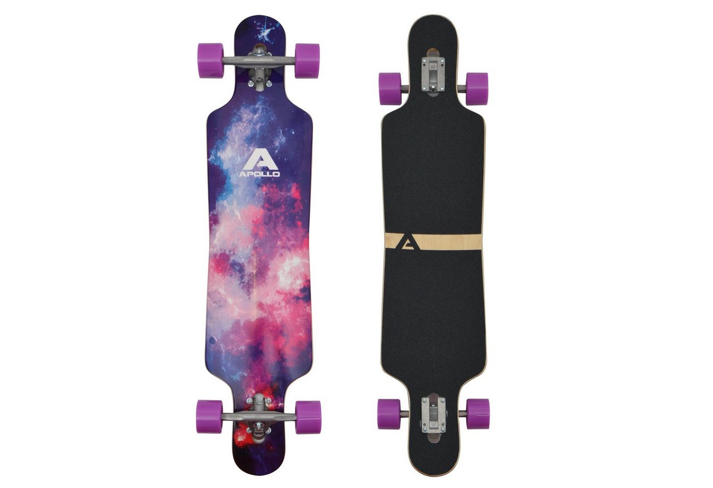 Apollo Longboard Twin Tip DT Longboard 40, aus Holz mehrlagig verleimt für Idealen Flex & Stabilität" von Apollo