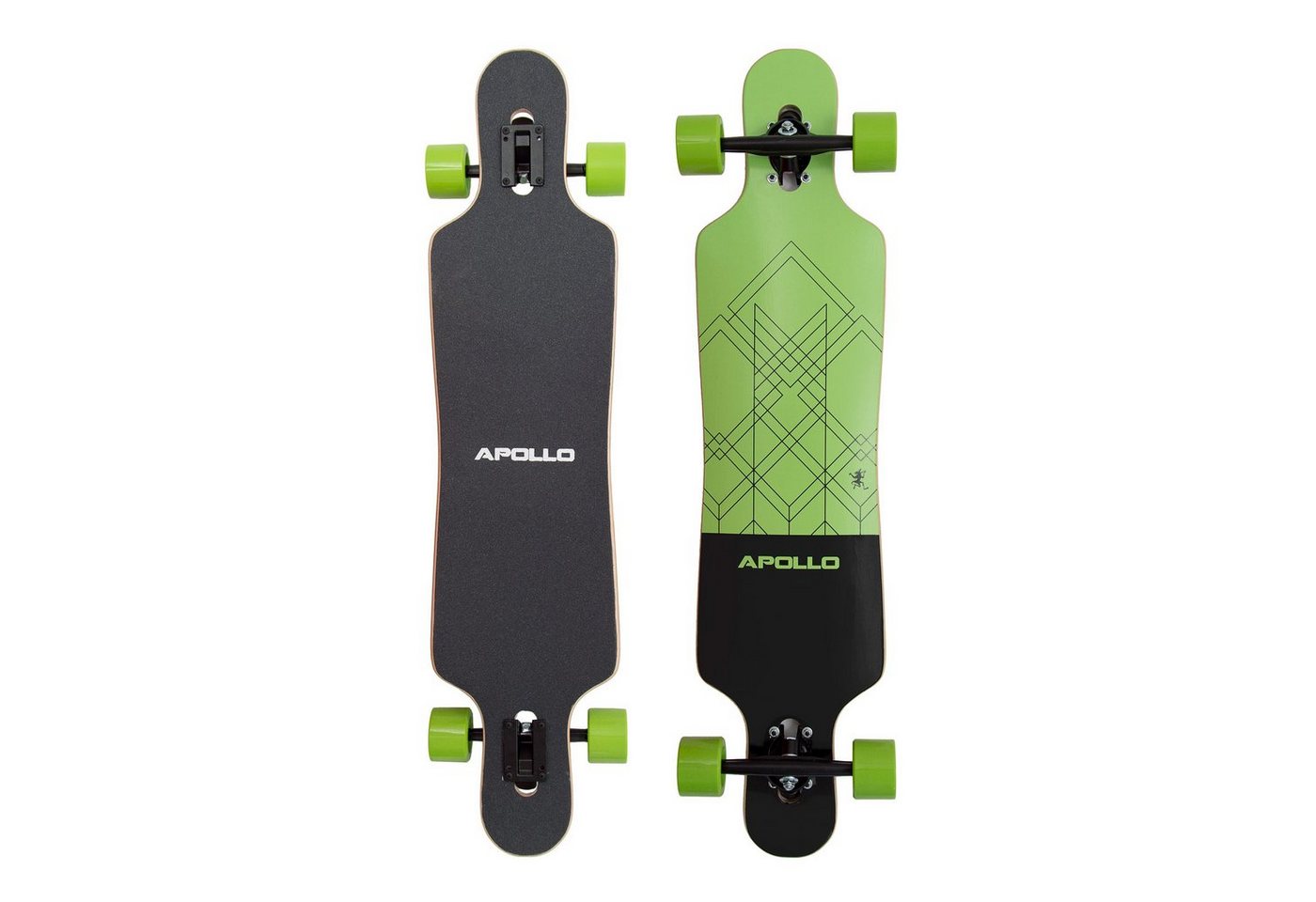 Apollo Longboard Twin Tip DT Longboard 40, aus Holz mehrlagig verleimt für Idealen Flex & Stabilität" von Apollo