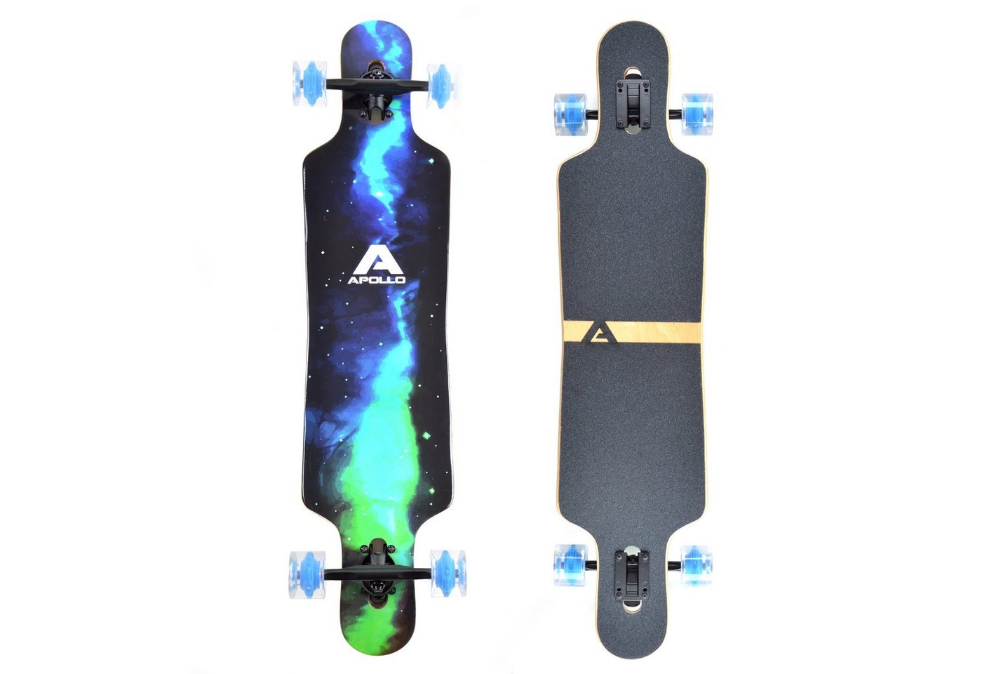 Apollo Longboard Twin Tip DT Longboard 40, aus Holz mehrlagig verleimt für Idealen Flex & Stabilität" von Apollo