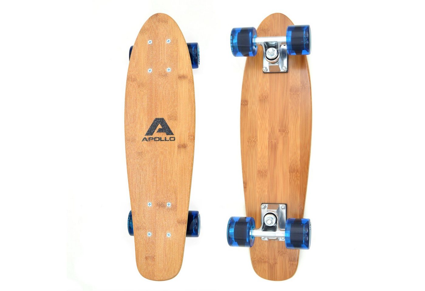 Apollo Miniskateboard Fancyboard Classic Blue 22", kompakt mit hochwertiger Verarbeitung von Apollo