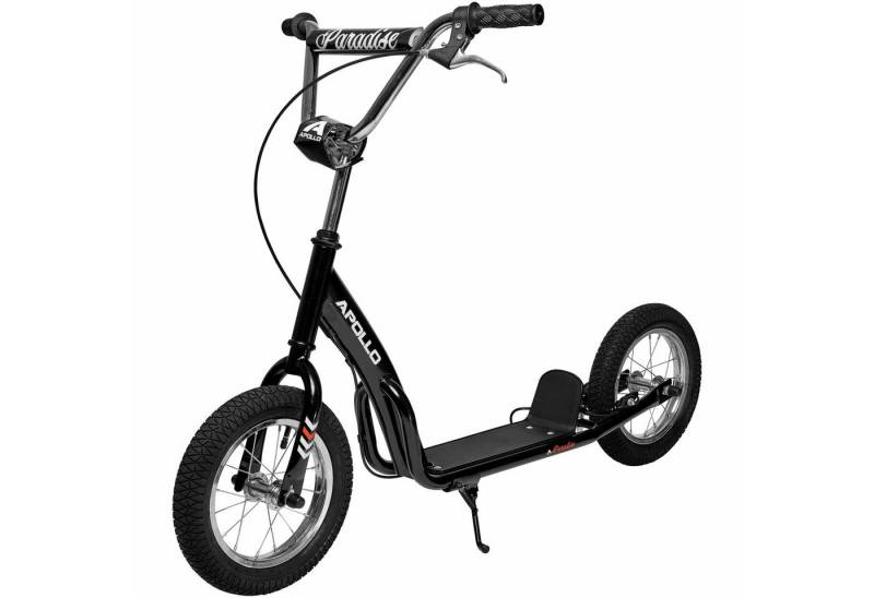 Apollo Scooter Retro Scooter Paradise City Roller mit 12,5 Zoll Luftreifen, Tretroller für Kinder und Jugendliche mit extra breiter Trittfläche von Apollo