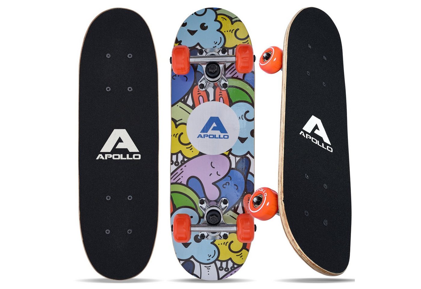 Apollo Skateboard Kinderskateboard 20" Kinder, Kinderskateboard von Apollo