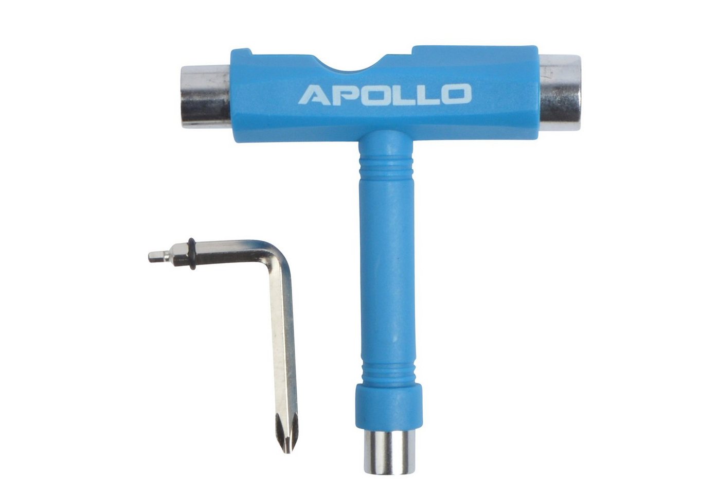 Apollo Skateboard T-Tool Schraubenschlüssel - Multifunktions Sechskantschlüssel, All-In-One Tool für Skateboard, Scooter, Longboard Apollo Skateboard T-Tool Schraubenschlüssel - Multifunktions Sechskantschlüssel, All-In-One Tool für Skateboard, Scooter, Longboard von Apollo