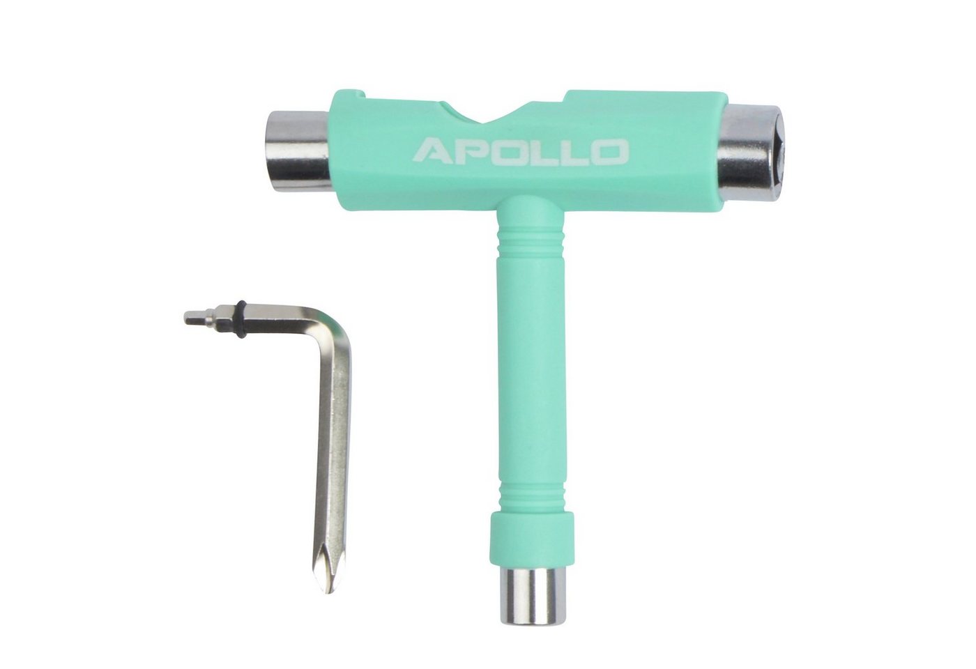 Apollo Skateboard T-Tool Schraubenschlüssel - Multifunktions Sechskantschlüssel, All-In-One Tool für Skateboard, Scooter, Longboard von Apollo