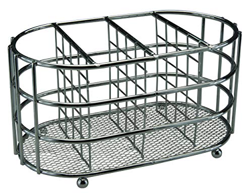 APOLLO The Housewares 5661 Chr Besteckkasten, oval, mehrfarbig, 20 x 10,5 x 10,7 cm, Metall von APOLLO