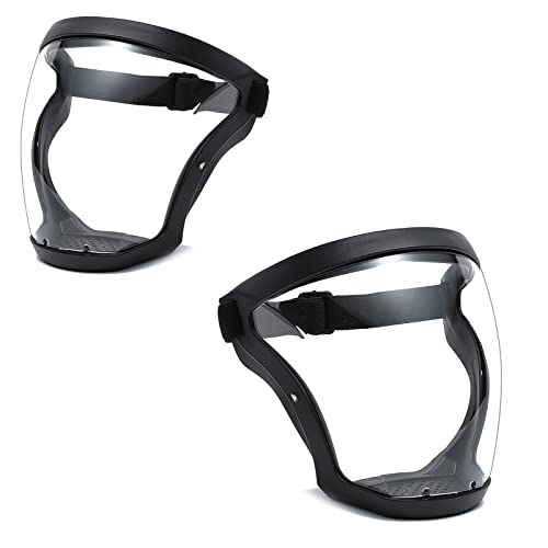 2 Pcs Anti-Fog Protective Full Face Shield-Super HD Reusable Face Protective Cover Adjustable Universal TOKLYUIE 2 Pcs Anti-Fog Protective Full Face Shield-Super HD Reusable Face Protective Cover Adjustable Universal TOKLYUIE von Apomkjoe