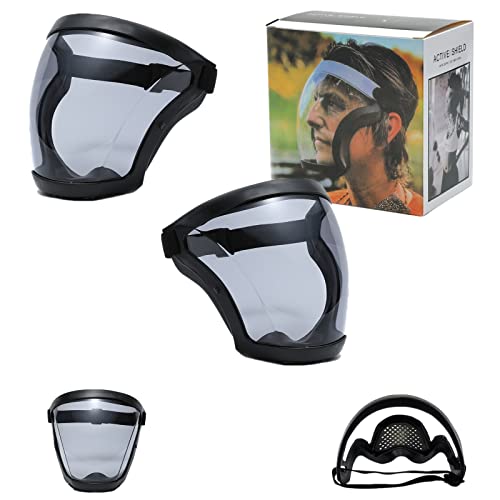 Anti-Fog Protective Full Face_Shield, Reusable Super Face Protective Cover, HD Durable Adjustable Face Visor von Apomkjoe