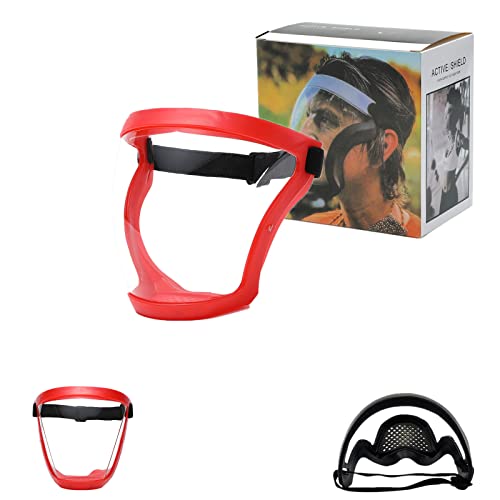 Anti-Fog Protective Full Face_Shield, Reusable Super Face Protective Cover, HD Durable Adjustable Face Visor von Apomkjoe