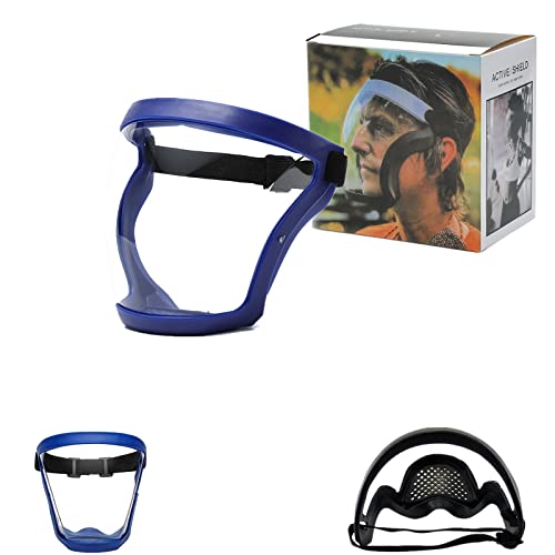 Anti-Fog Protective Full Face_Shield, Reusable Super Face Protective Cover, HD Durable Adjustable Face Visor von Apomkjoe