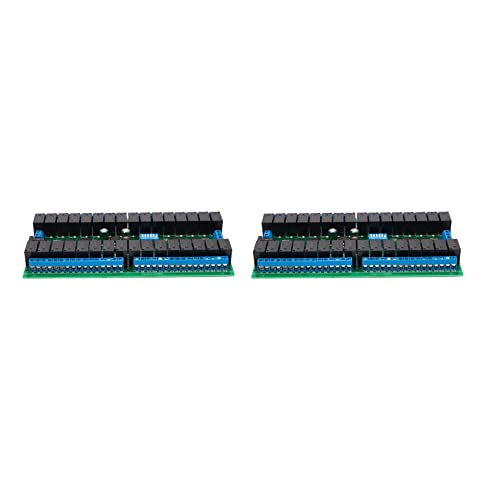 Aposous 2X R421C32 DC12V 32 Kanäle Modbus RTU RS485 Bus Relais Modul UART Serielle Schnittstelle Für PLC LED Haus Automation Tür Schloss von Aposous