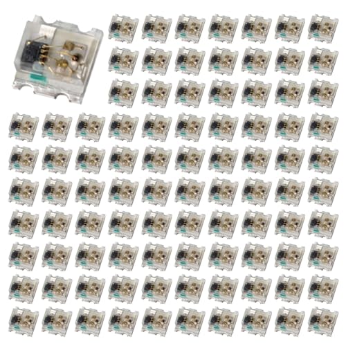 Aposous 600 Stück WS2812 2020 LED-Chip 4-Poliger Mini-Weißer PCB-Adressierbarer Digitaler RGB-Vollfarb-LED-Chip DC5V für LED-Streifenbildschirm von Aposous