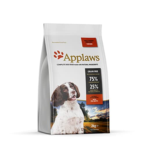 Applaws Natural Complete Dry Hundefutter für Erwachsene Kleine/Mittlere Rassen Huhn Geschmack 1 x 2kg Beutel von Applaws