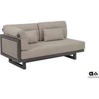 Apple Bee Santorini Sofa Rechts Quartz / Aluminium von Apple Bee