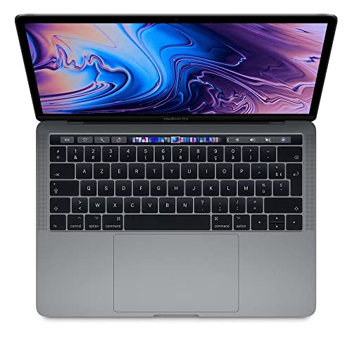 (2019) Apple MacBook Pro 13, Core i5 8Go 256Go SSD Retina Touch ID Touch Bar, (MUHN2FN/A) - AZERTY French - Space Grey (Generalüberholt) von Apple