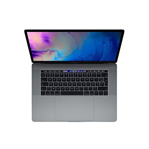 2018 Apple MacBook Pro mit 2.2GHz Intel Core i7 (15-zoll,16GB RAM, 512GB SSD Kapazität) (QWERTY Spanish) Space Grau (Generalüberholt) von Apple