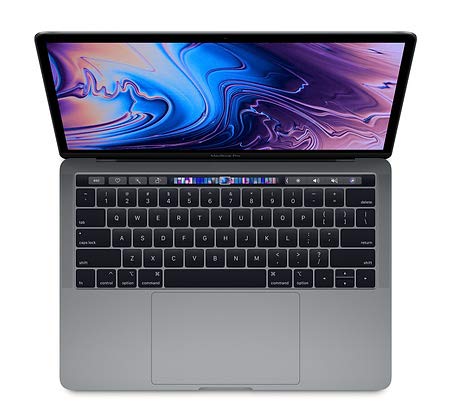 2018 Apple MacBook Pro mit 2.7GHz Intel Core i7 (13-Zoll, 16GB RAM, 256GB SSD Storage) (QWERTY Italian) Space Grau (Generalüberholt) von Apple