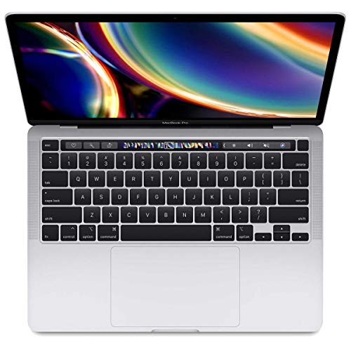 2020 Apple MacBook Pro mit 2.0GHz Intel Core i5 (13-zoll, 16GB RAM, 512GB SSD Kapazität) (QWERTY US Tastatur) - Silber (Generalüberholt) von Apple