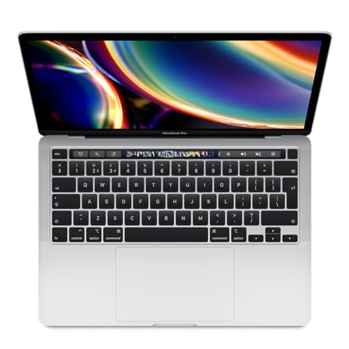 2020 Apple MacBook Pro mit 2.3GHz Intel Core i7 (13-zoll, 32GB RAM, 512GB SSD Kapazität) (QWERTY English) Silber (Generalüberholt) von Apple