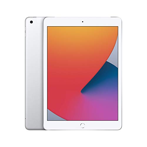 2020 Apple iPad (10,2 Zoll, WLAN + Mobilfunk, 32 GB) Silber (Generalüberholt) von Apple
