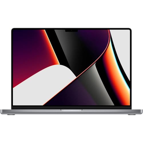 2021 Apple MacBook Pro M1 Max Chip (16-Zoll, 32GB RAM, 1TB SSD Kapazität) (QWERTY English) Space Grau (Generalüberholt) von Apple