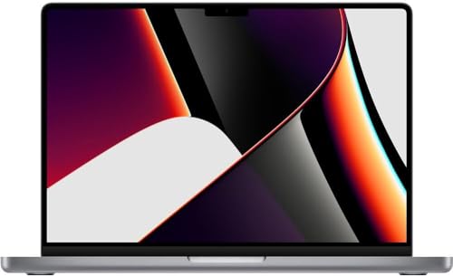 2021 Apple MacBook Pro mit Apple M1 Pro Chip (14-zoll, 16GB RAM, 1TB SSD Kapazität) (QWERTY Italian) Space Grau (Generalüberholt) von Apple